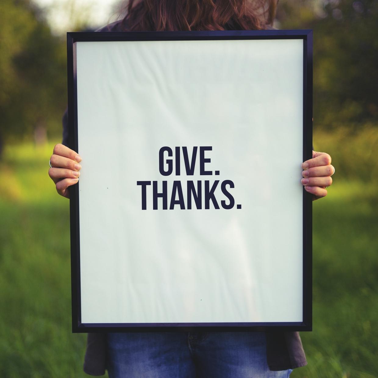 Give. Thanks.